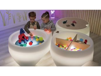 PLATEAU BOIS Pour table sensorielle lumineuse