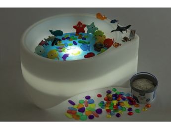 SET PER TAVOLO SENSORIALE LUMINOSO Mondo marino
