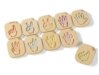 CHIFFRES DE 1 À 10 ÉCOCONÇUS Langue des signes