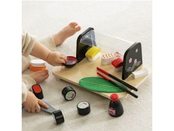 SUSHI-SET AUS HOLZ