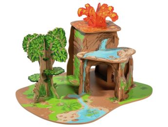 DÉCOR DE JEU LA TERRE DES DINOSAURES