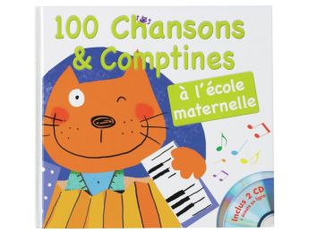 LIVRE DOUBLE CD 100 CHANSONS ET COMPTINES