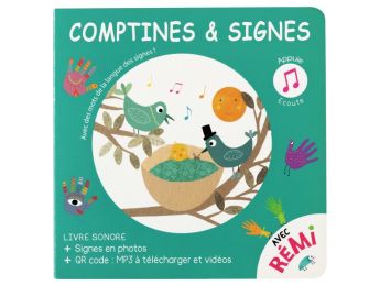 LIVRE SONORE Comptines et signes avec Rémi