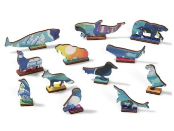 PUZZLE SILHOUETTE Les animaux polaires