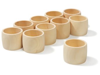 RONDS DE SERVIETTE À DÉCORER