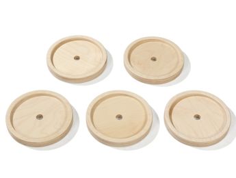 LOT de 5 plots bois pour disques sensoriels Scogym Évolution
