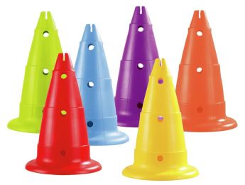 CÔNES MAXI LOT CÔNES PERFORÉS H: 50 cm