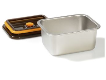 BOÎTE HERMÉTIQUE EN INOX AVEC VALVE 400 ml