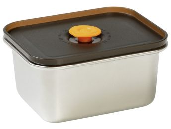 BOÎTE HERMÉTIQUE EN INOX AVEC VALVE 400 ml