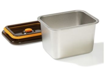 BOÎTE HERMÉTIQUE EN INOX AVEC VALVE 550 ml