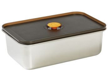 BOÎTE HERMÉTIQUE EN INOX AVEC VALVE 1000 ml