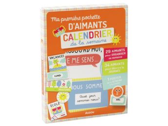 MA PREMIÈRE POCHETTE D'AIMANTS Calendrier de la semaine
