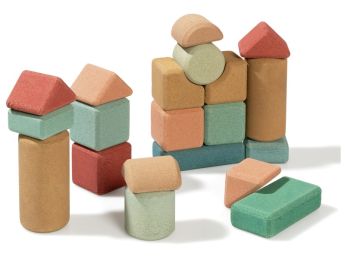 BLOCS DE CONSTRUCTION MULTIFORMES EN LIÈGE 20 pièces