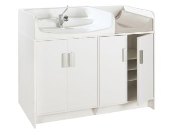 MEUBLE DE CHANGE KAZÉO AVEC BAIGNOIRE PLASTIQUE simple
