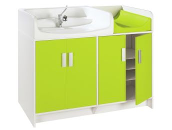 MEUBLE DE CHANGE KAZÉO AVEC BAIGNOIRE PLASTIQUE simple