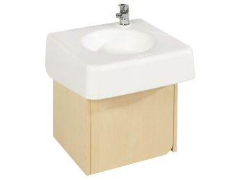 EINZELNER KUNSTSTOFF-WASCHBECKENSCHRANK H: 50 cm