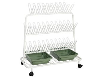 OUTDOOR-WAGEN STIEFELABLAGE Mit 2 Behältern