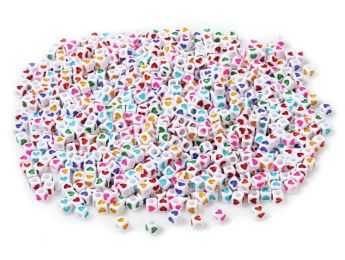 PERLES CUBES CŒURS