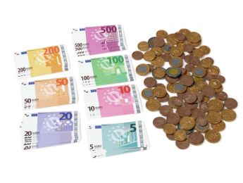 KIT DE 56 BILLETS ET 100 PIÈCES EN EUROS