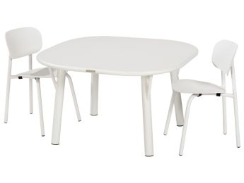 TABLE 80 x 80 cm + 2 CHAISES Zoé T6