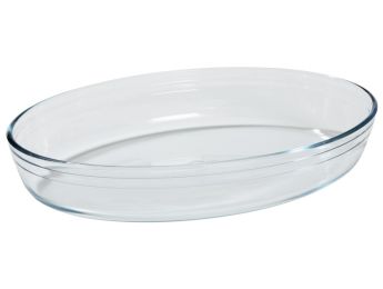 PLAT À FOUR EN VERRE O'CUISINE OVALE