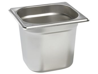 BAC GASTRONORME INOX 1/6 prof 15 cm