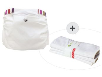 COUCHE LAVABLE P'TIT DESSOUS Petit Pea T3 + 2 INSERTS Petit Pea