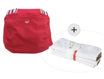 COUCHE LAVABLE P'TIT DESSOUS Petit Pea T3 + 2 INSERTS Petit Pea