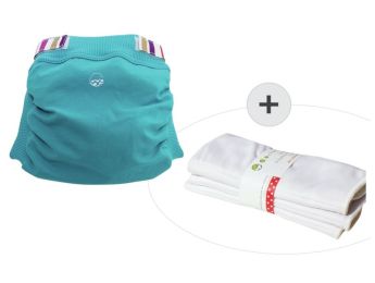 COUCHE LAVABLE P'TIT DESSOUS Petit Pea + 2 INSERTS Petit Pea