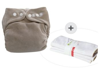COUCHE LAVABLE P'TIT DESSOUS So bambou Taille unique + 3 INSERTS So Easy