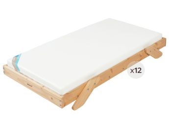 LOT 12 LITS ELEMENTS 120x60 cm