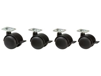 LOT de 4 roulettes avec freins pour meubles BABI UP
