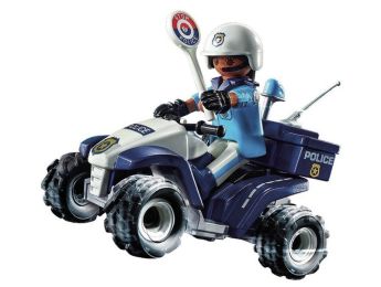 POLICIÈRE ET QUAD PLAYMOBIL