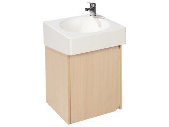 EINZELNES MÖBEL MIT WASCHBECKEN AUS SOLIDSURFACE H: 65 cm
