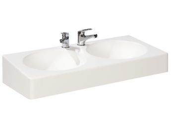 LAVABO MURAL EN SOLIDSURFACE DOUBLE