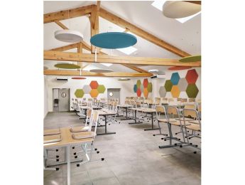 PANNEAU ACOUSTIQUE Hexagonal Ø 120 cm