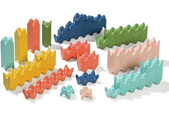 BAUSPIEL Gewellte Bausteine
