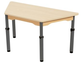 TISCH MIT MELAMINBESCHICHTETER PLATTE - HÖHENVERSTELLBAR Verstellbar