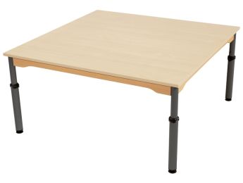 TISCH MIT MELAMINBESCHICHTETER PLATTE - HÖHENVERSTELLBAR