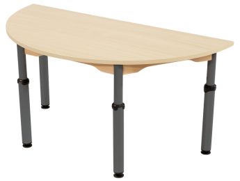 TISCH MIT MELAMINBESCHICHTETER PLATTE - HÖHENVERSTELLBAR