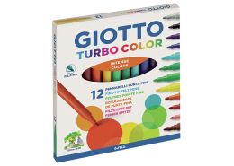Turbo Color MEDIUM TIP FELT PENS Case of 12