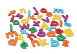 LARGE MULTICOLOURED MAGNETIC LETTERS Lower case letters