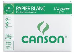 CANSON PAPER WALLET A4+ 180 g grained paper