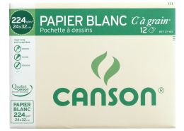 POCHETTE CANSON Papier à grain A4 224 g