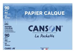 POCHETTE DE PAPIER CALQUE Canson Satin 90 g