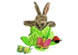 HIDE-AND-SEEK PUPPETS Rabbit in the lettuce