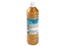 METALLIC ACRYLIC PAINT - 500 ml bottle