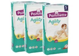 COUCHES JETABLES Pommette 3 PACKS Taille 5 - 11/25 kg