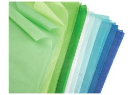SHEETS OF TISSUE PAPER 18 g Cool colours