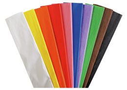 SHEETS OF CREPE PAPER 28 g Bright colours